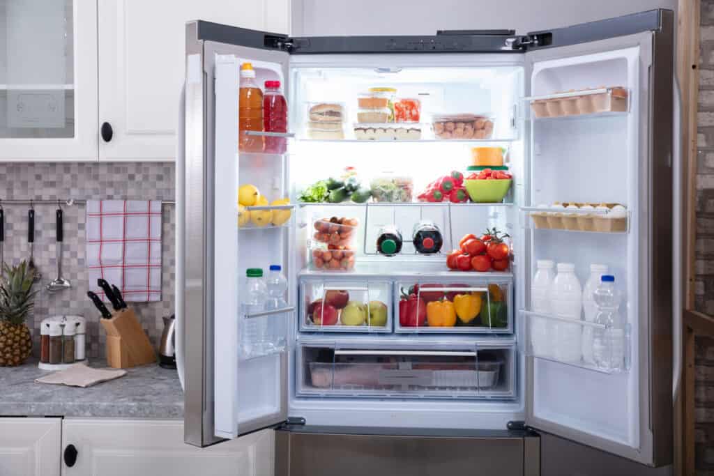 Organized Healthy Refrigerator